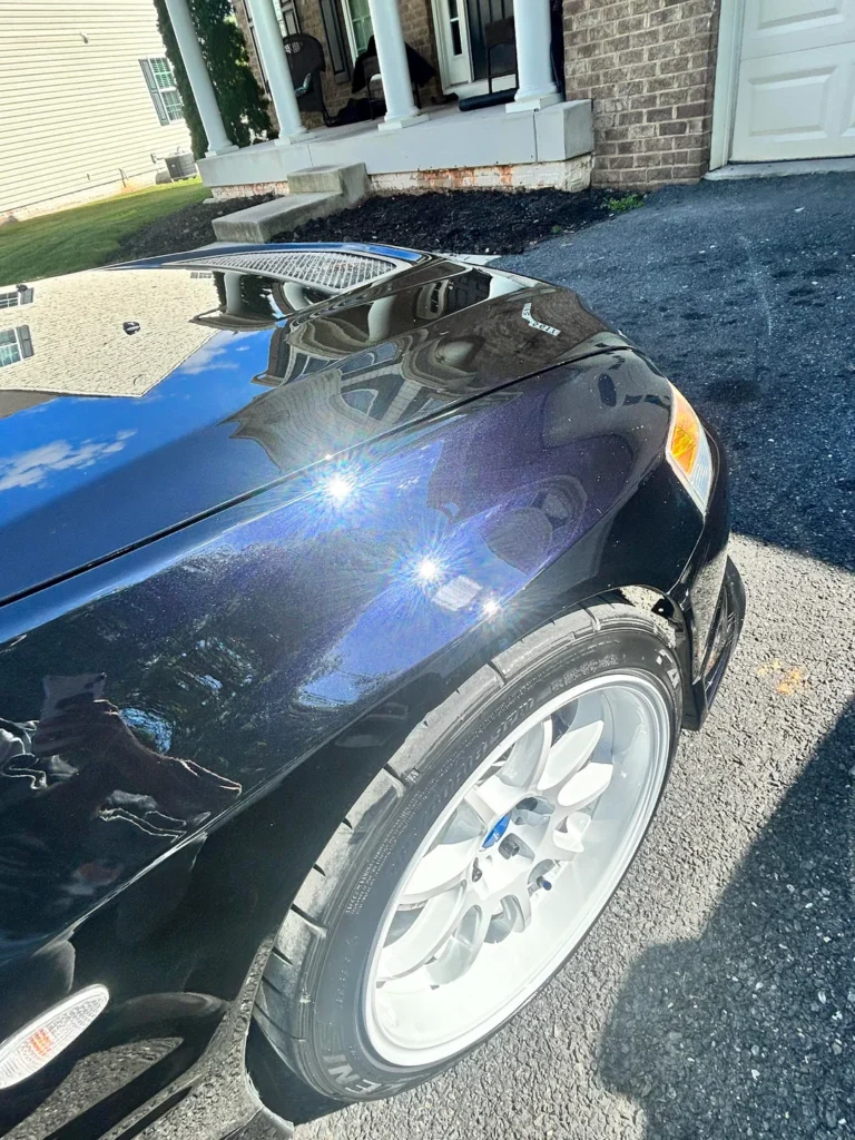 A picture of a painted car after being worked on by West TX Auto Paint and Boat team